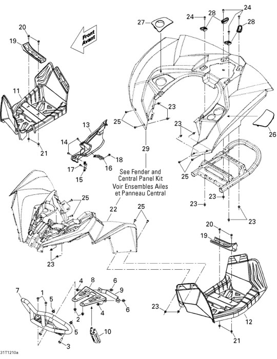 RH FOOTBOARD – 705003136