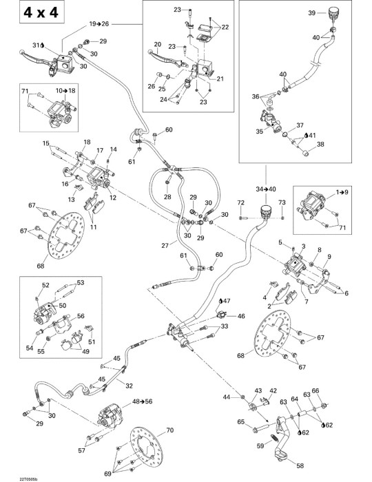BOYAU DE FREIN *BRAKE LINE – 705600382