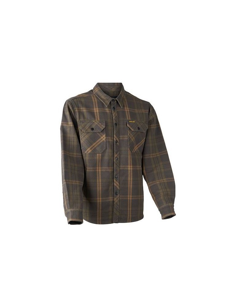 M BONDED PLAID OVERSHIRT 2XL