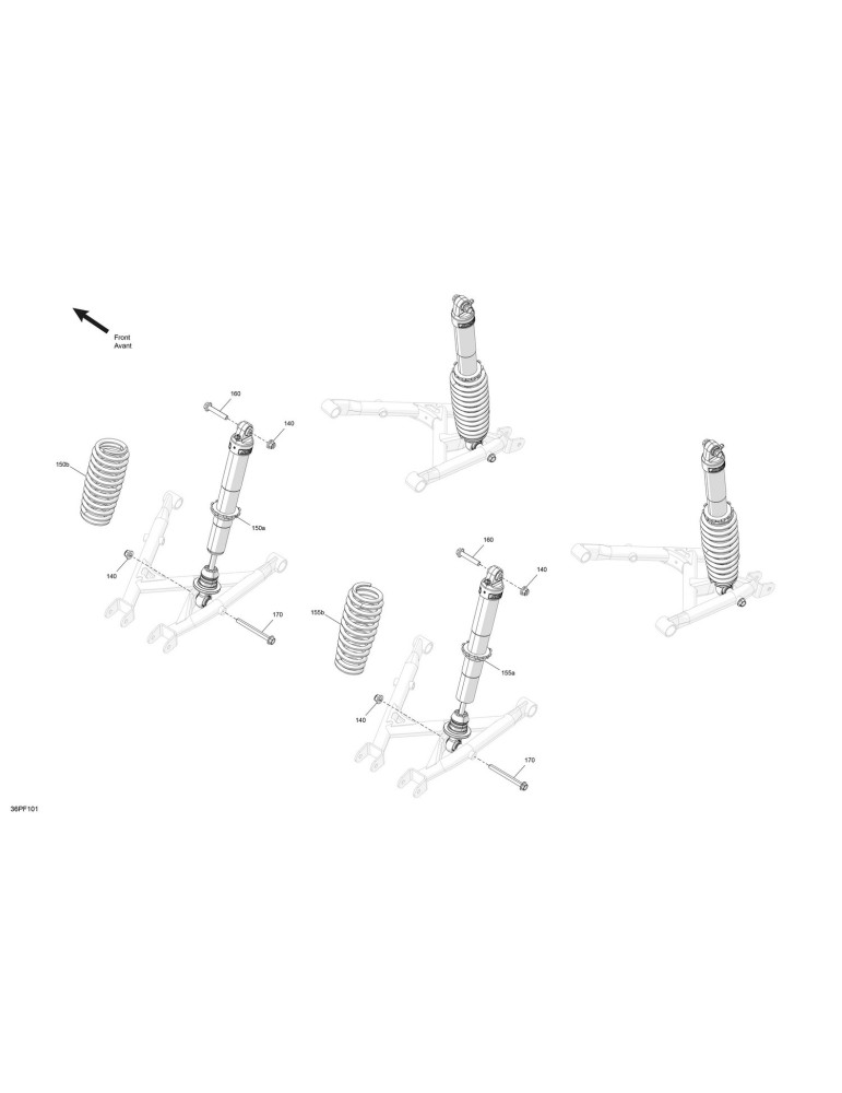 SPRING_COMPRESSION REAR B-160 PAINTED – 706005684