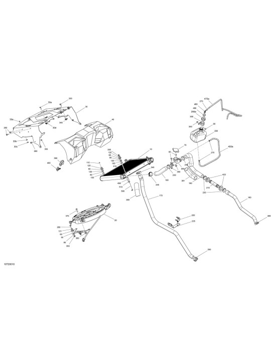 OUTLET HOSE ENGINE SIDE – 709200634