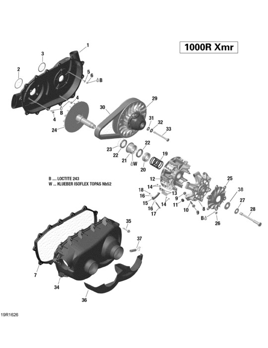 DRIVE PULLEY CLUTCH – 420257191