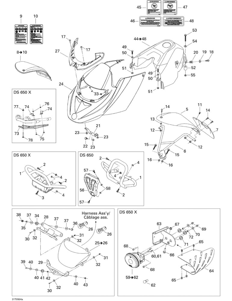 FRONT FASCIA, RED – 705000889