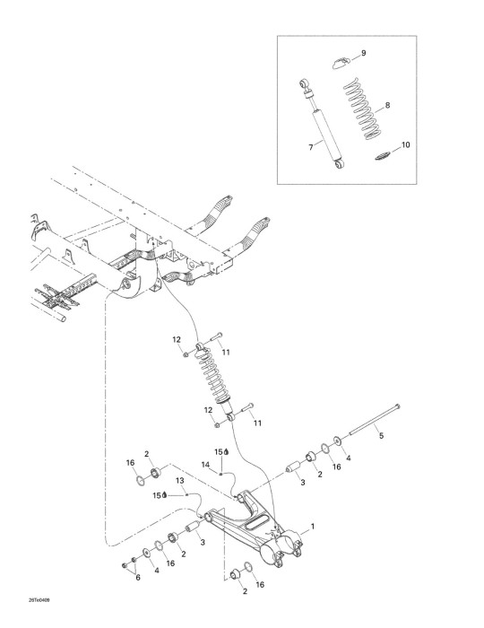 REAR SHOCK – 706000140