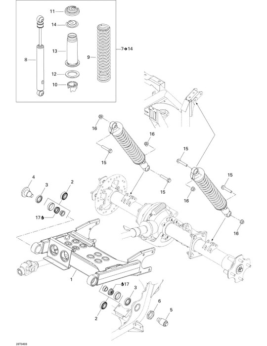 REAR SHOCK – 706000328