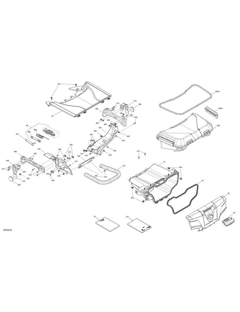 BUMPER REAR B-160-SB KIT – 715009052