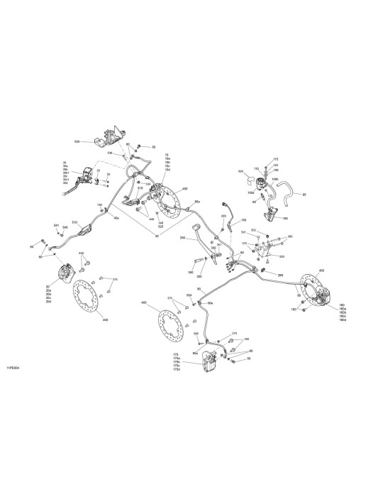 BRAKE LINE REAR LH – 705601555