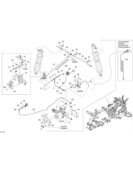 FRONT COMPRESSOR SUPPORT – 706000778