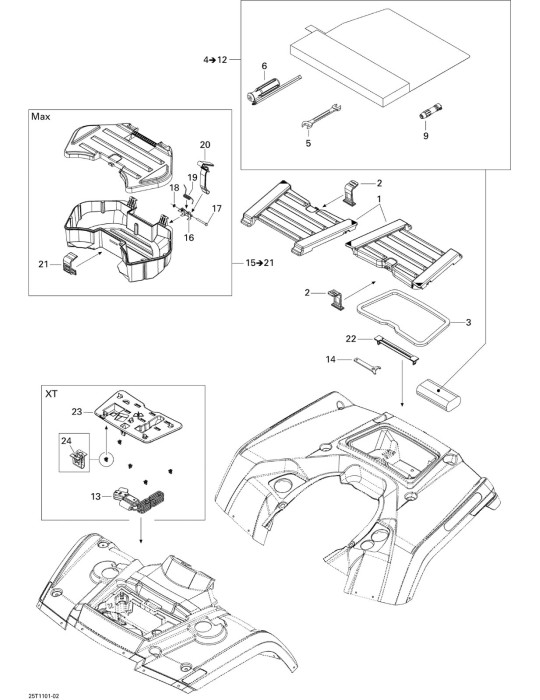 TOOL KIT WITHOUT BRP LOGO – 708200124