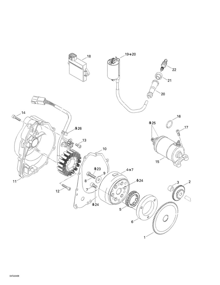BRUSH KIT NOT SHOWN – 420266300