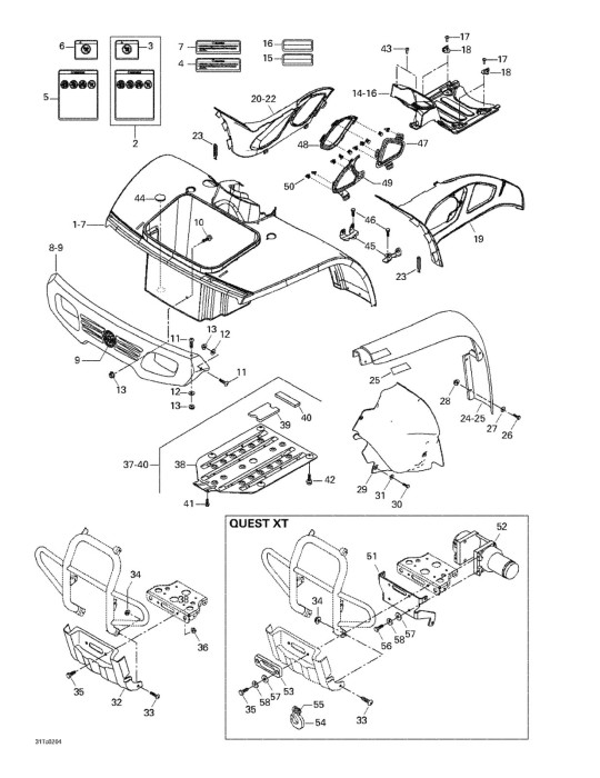 PROTECTEUR MOT.*PROTECTOR MOTOR – 705000308