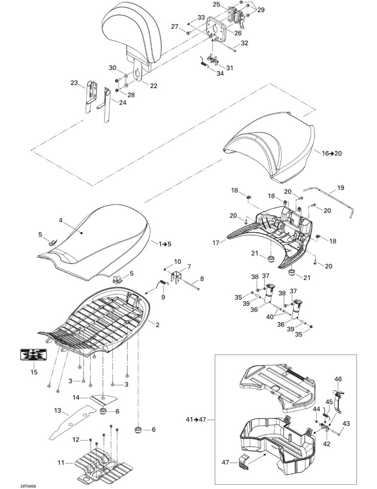 SEAT REINFORCEMENT – 708000263 / 708000817