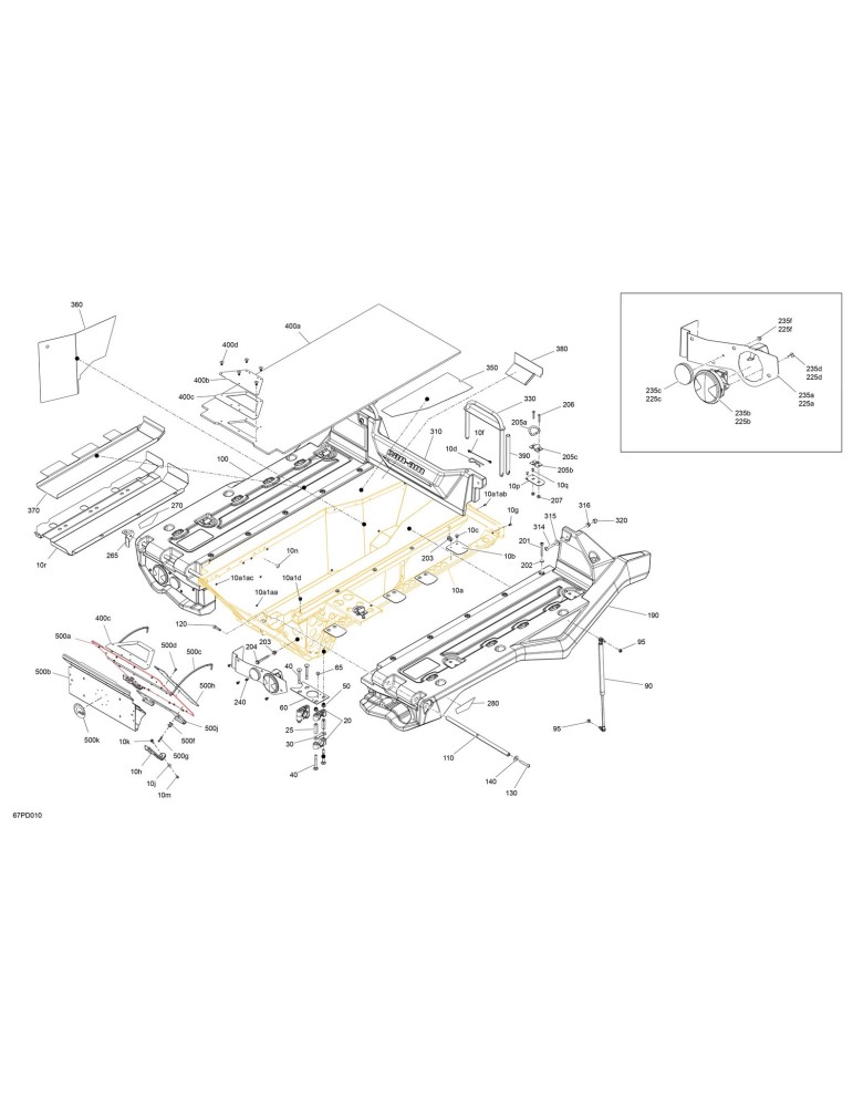 LOWER TAILGATE OUTTER – 708303365