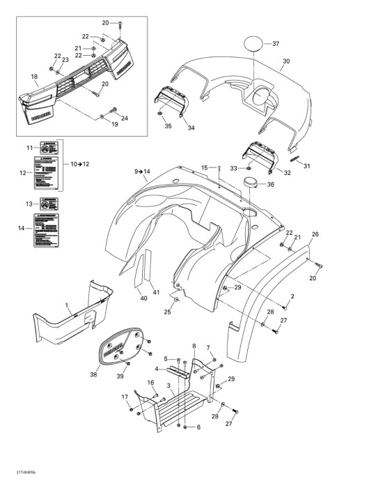 MARCHEPIED GA. *LH.FOOTBOARD – 705000833