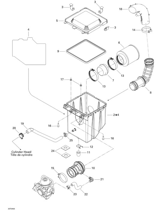 INTAKE SILENCER – 707800171