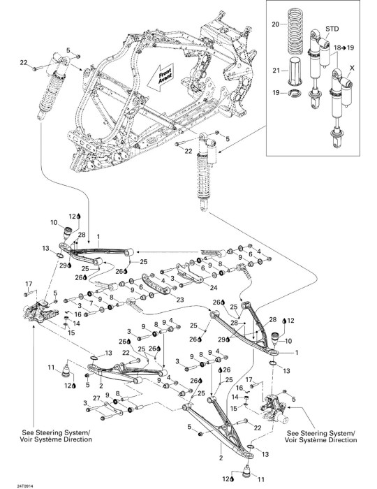 FRONT SUSPENSION UPPER PLATE – 709400679