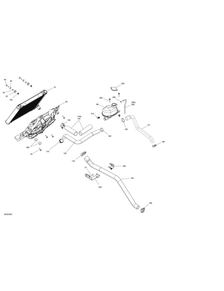 ENGINE OUTLET HOSE – 709200310