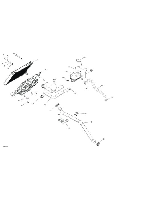 ENGINE OUTLET HOSE – 709200310