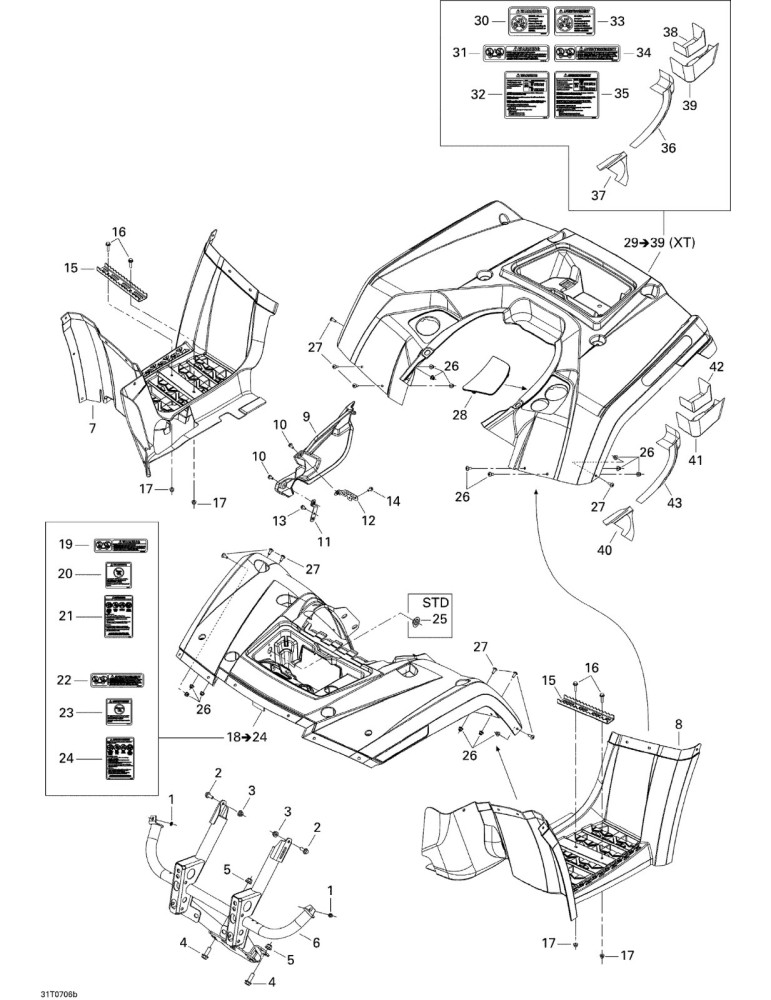 ENGINE COVER – 705002452 / 705003839