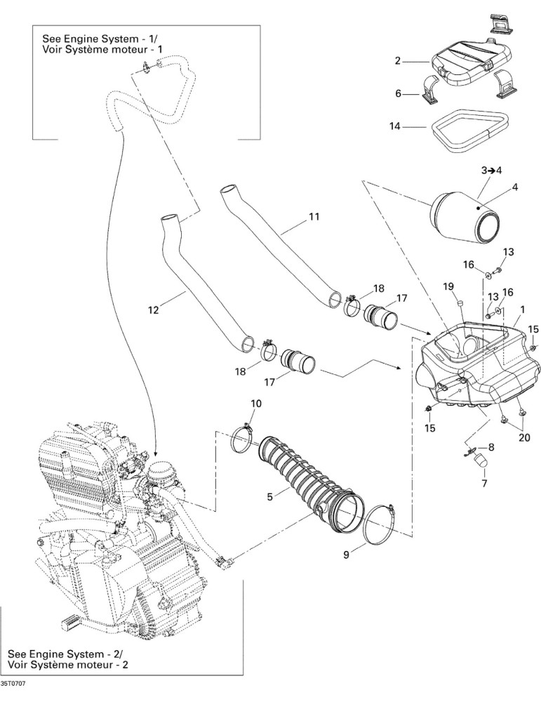 AIR SILENCER COVER – 707800022