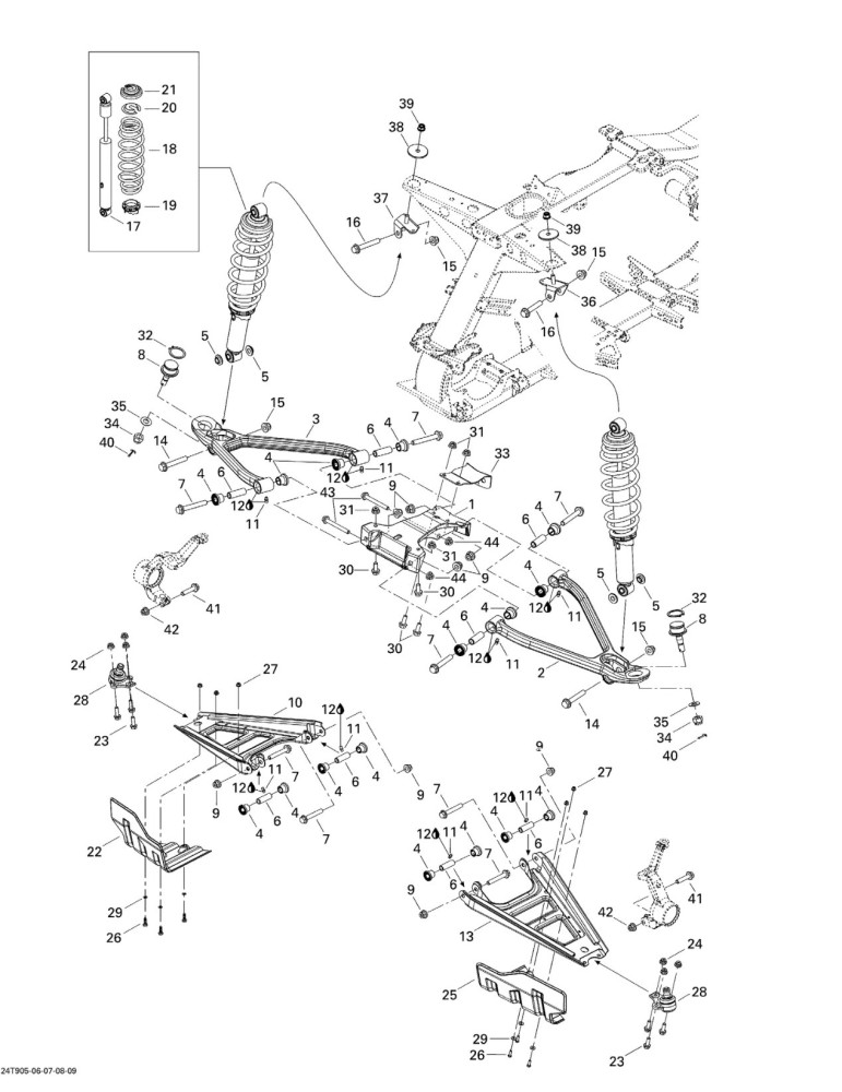 UPPER ARM BRACKET – 706200405