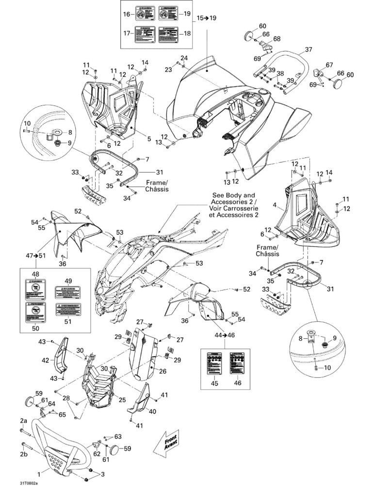 RH REFLECTOR SUPPORT – 705002407