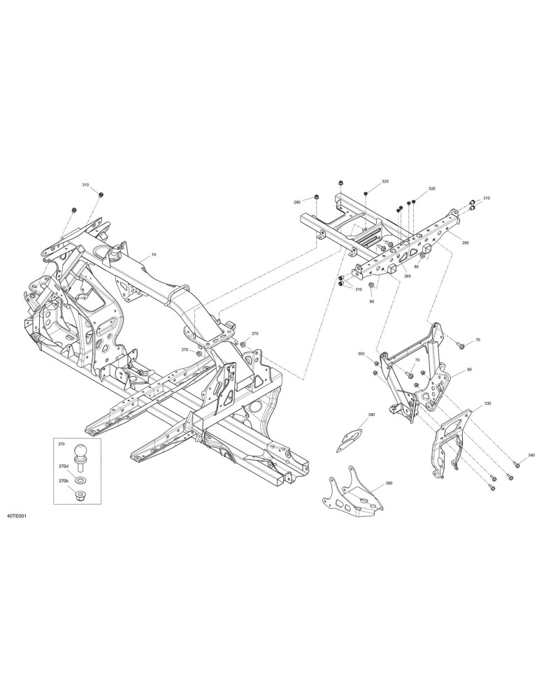 SUPPORT_TRAILER HITCH ECOAT – 705211540