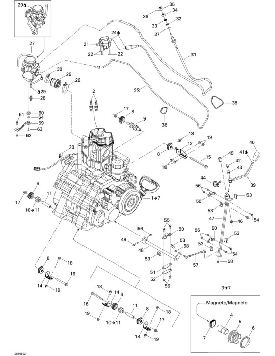 CARBURATOR SUPPORT – 707200159