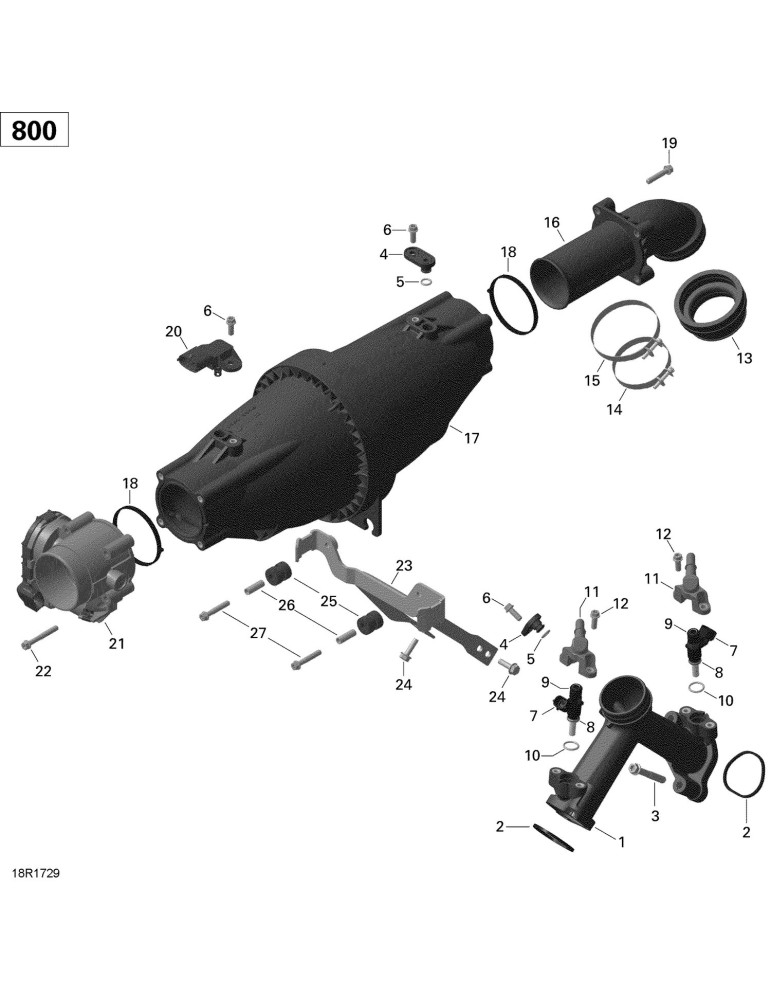 HEX. SCREW M6 X 30 – 420241947