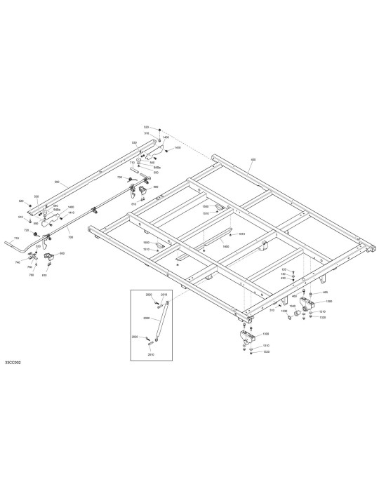 PROTRUDING STUD, M8 X 28 – 250300645