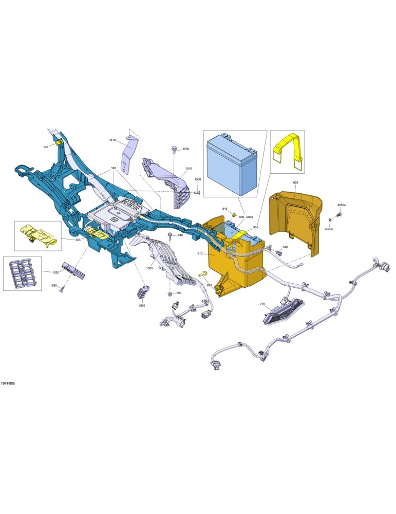 BOLT KIT FOR BATTERY – 715500541
