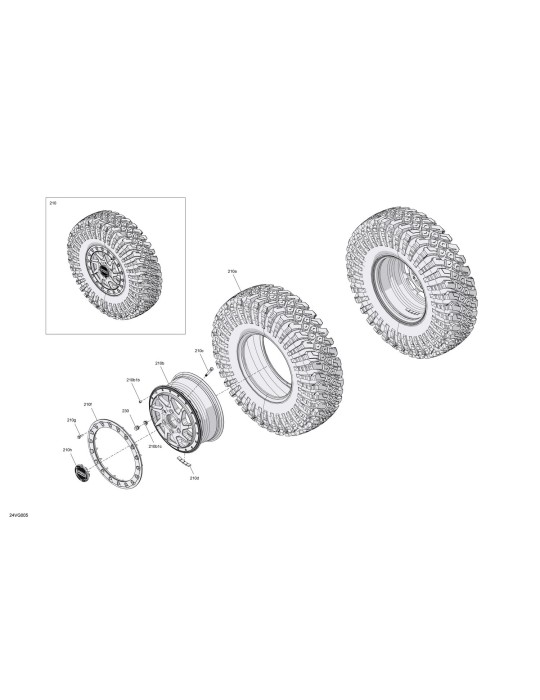 HEX. FLANGED SCREW M8 X 30 – 207683054