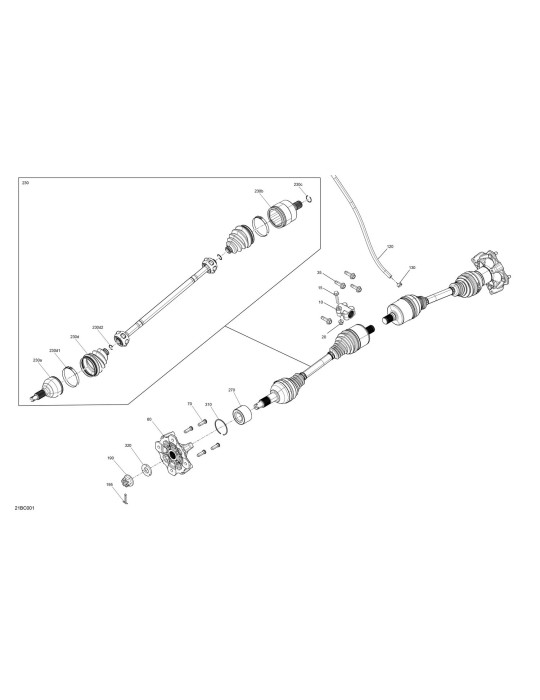 SCREW-HEX.FLANGE M10 X 35 S.GRIP – 250001080