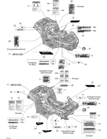 WARNING LABEL, GENERAL USE MODEL – 704901863