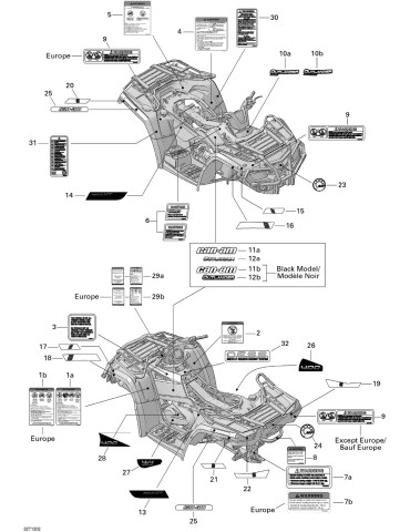 WARNING LABEL, GENERAL USE MODEL – 704901865