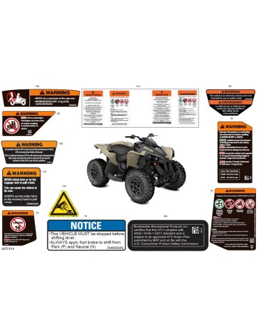 WARNING DECAL, GENERAL – 704903318