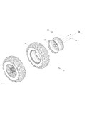 BLACK WHEEL NUT M10 X 1.25 – 250100184