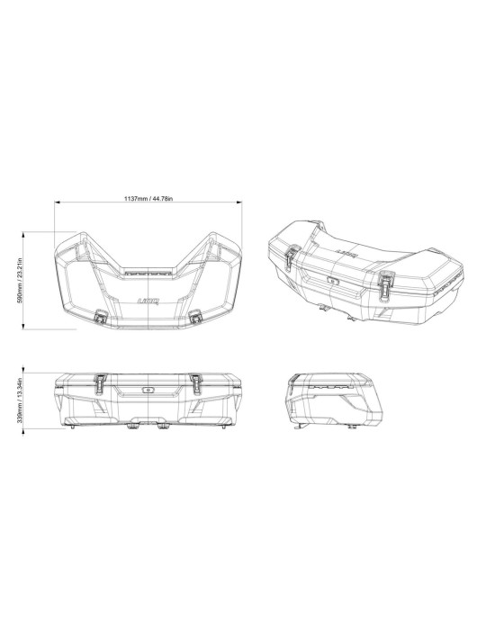 BOX_STORAGE – Can-Am LinQ 23 US Gal (87 L) Trunk Box - G3 – 715009499