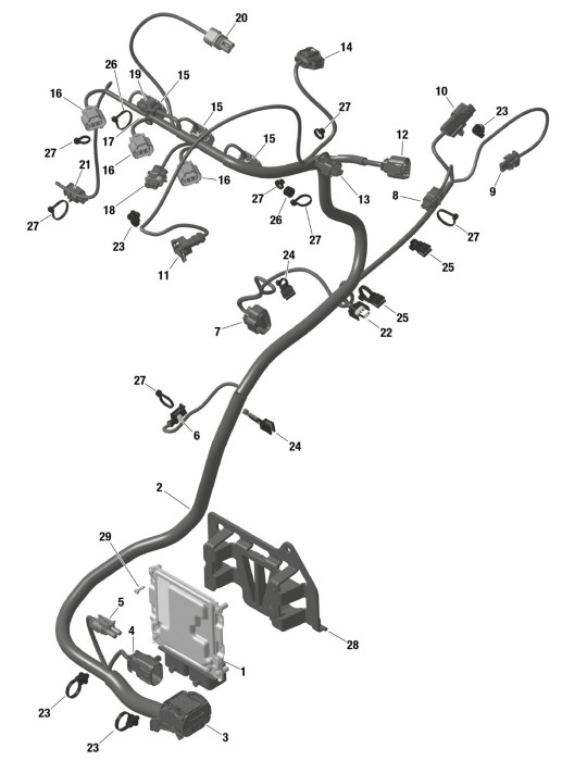 ELECTRONIC BOX XCU FULL HW BLANK – 420464215