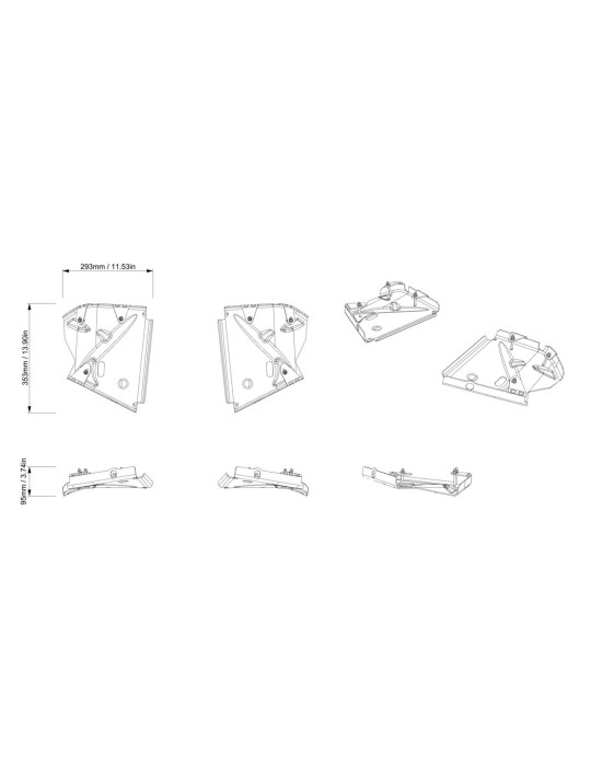 GUARD_SUSPENSION ARM REAR KIT – Can-Am Outlander Rear Aluminum A-Arm Protectors – 715009215