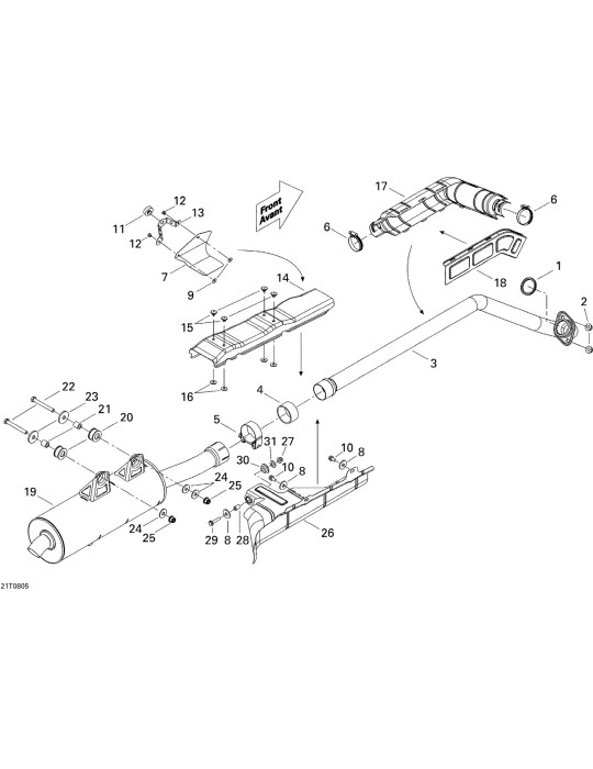 MUFFLER – 707600587 / 707600597