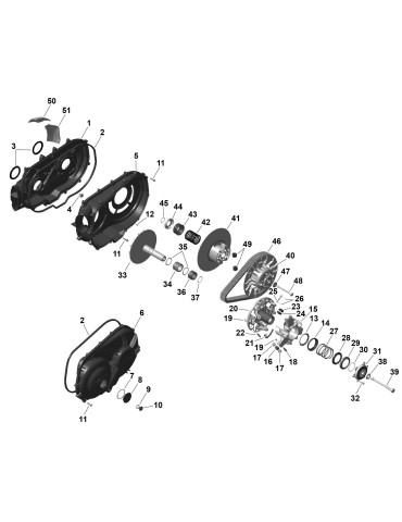 P-DRIVE PULLEY ASSY. – 420686904