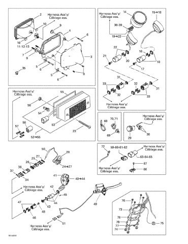 CABLAGE ASS.   *HARNESS-ASSY. – 710000199