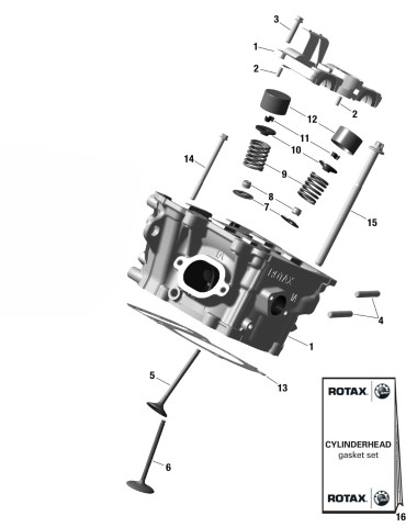 CYLINDER HEAD ASSEMBLY – 420413565 / 420413569