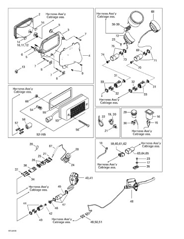 CABLAGE ASS.   *HARNESS-ASSY. – 710000158