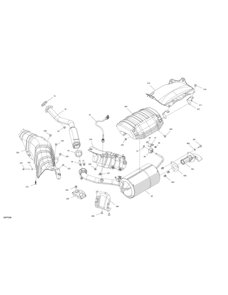 MUFFLER_EXHAUST ASSY – 707602964 / 707603363
