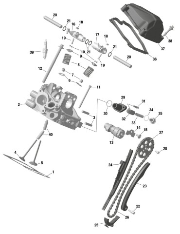 CYLINDER HEAD ASS Y – 420413397