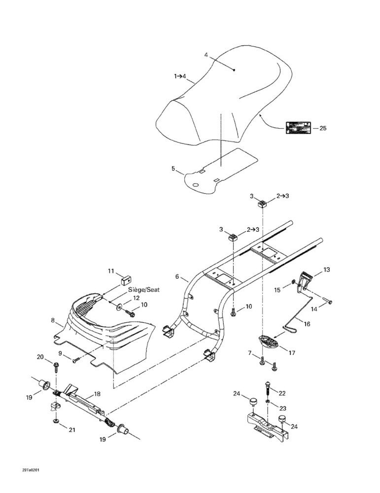 SIEGE ASSEMBLE *SEAT ASSEMBLY – 708000090