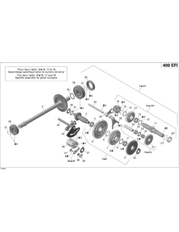 COUNTERSHAFT ASS Y, 11 TEETH – 420620440