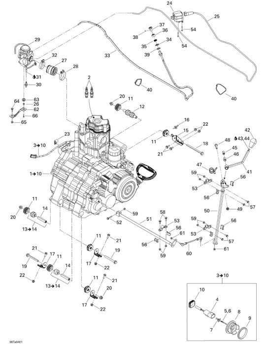 CARBURATEUR    *CARBURATOR – 707200158